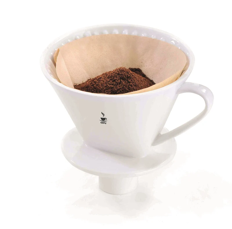 -GEFU- "SANDRO" Porzellan Kaffeefilter Gr.4