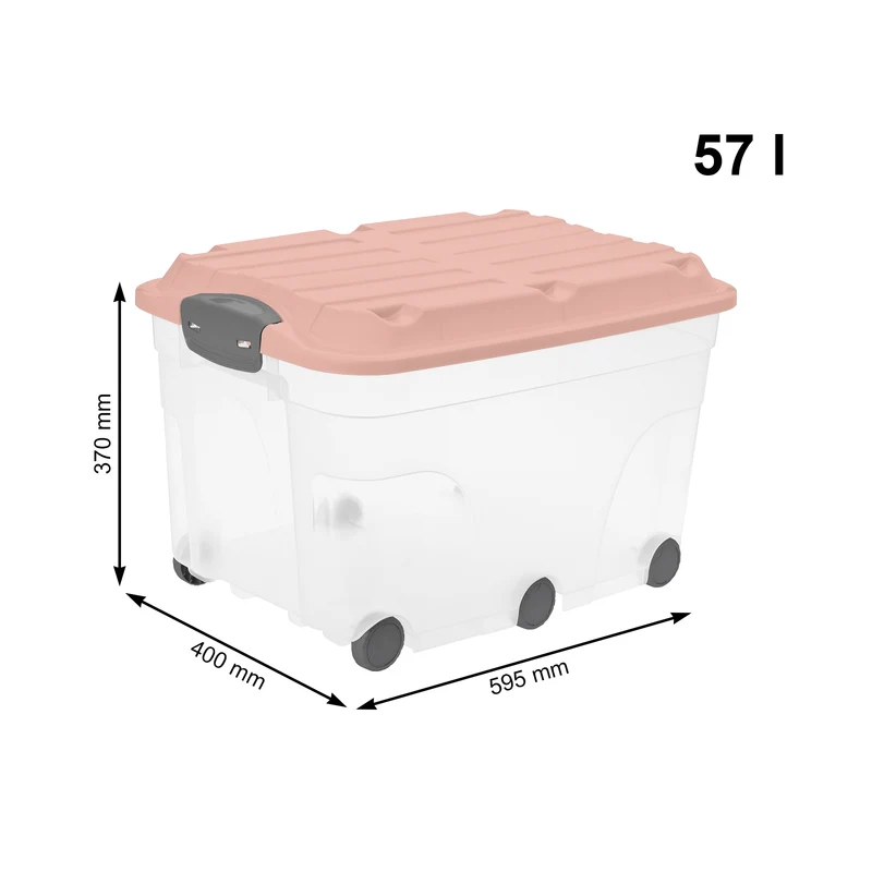 Rollbox mit Deckel 57 l ROLLER 6