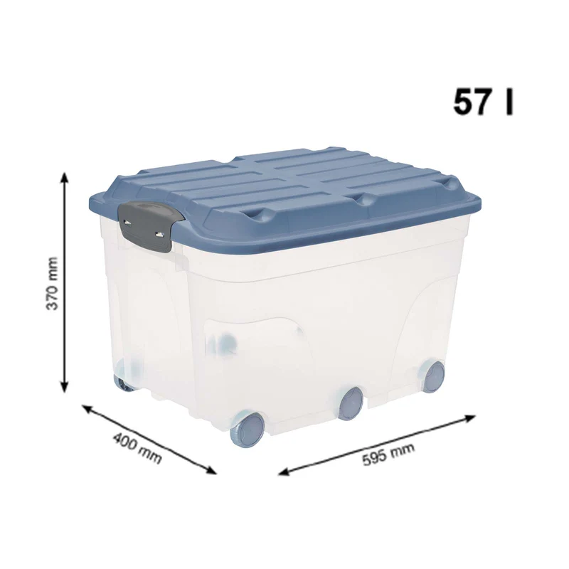 Rollbox mit Deckel 57 l ROLLER 6