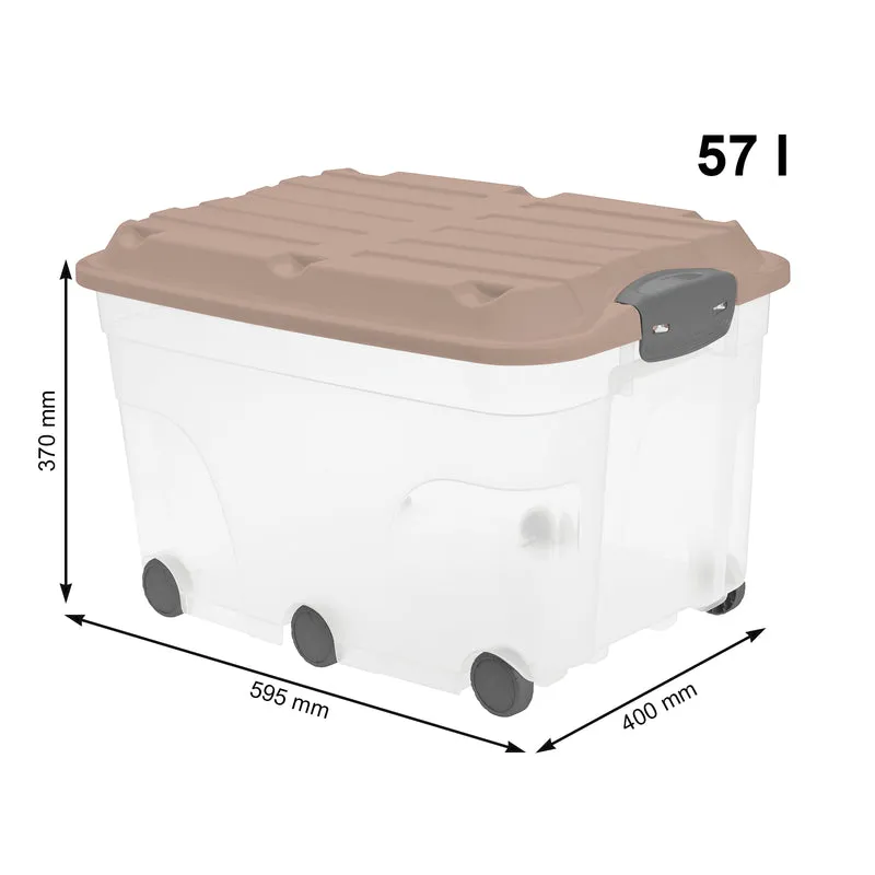 Rollbox mit Deckel 57 l ROLLER 6