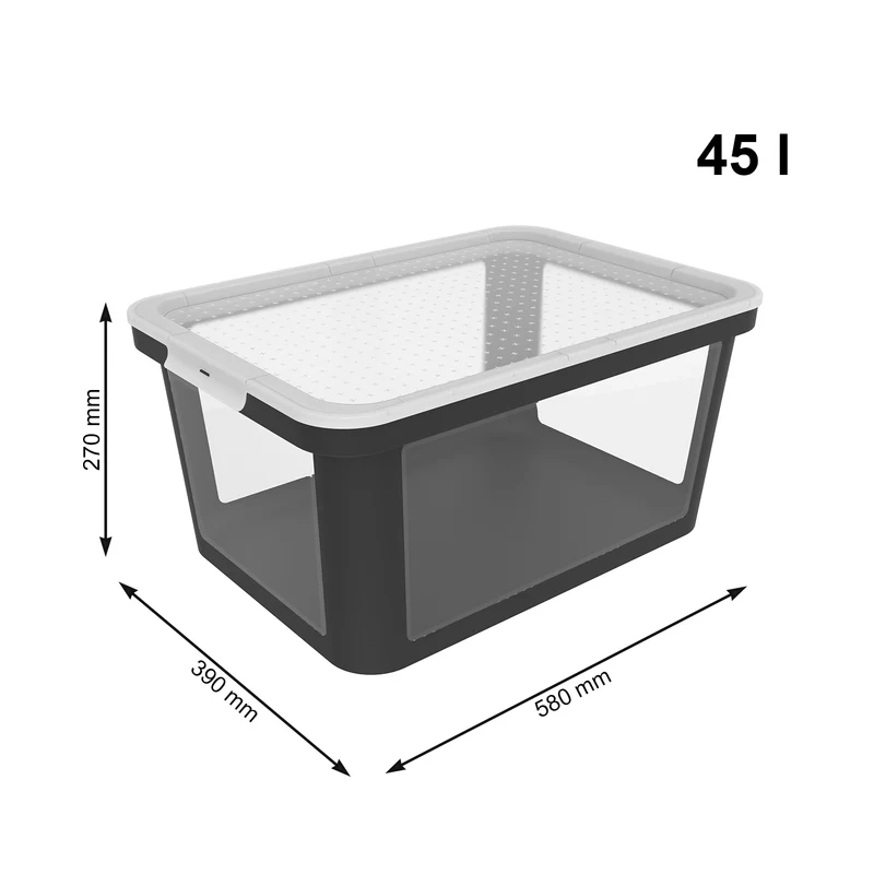Box mit Stülpdeckel 45 l ALBRIS