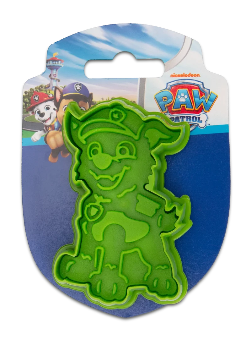 Städter, Präge-Ausstecher mit Auswerfer Paw Patrol 'Abzeichen Rocky' 7,5cm