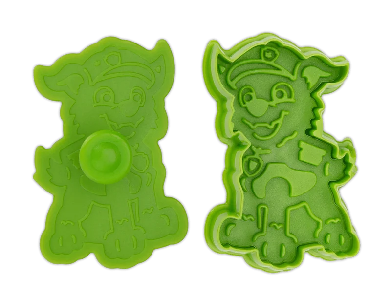 Städter, Präge-Ausstecher mit Auswerfer Paw Patrol 'Abzeichen Rocky' 7,5cm