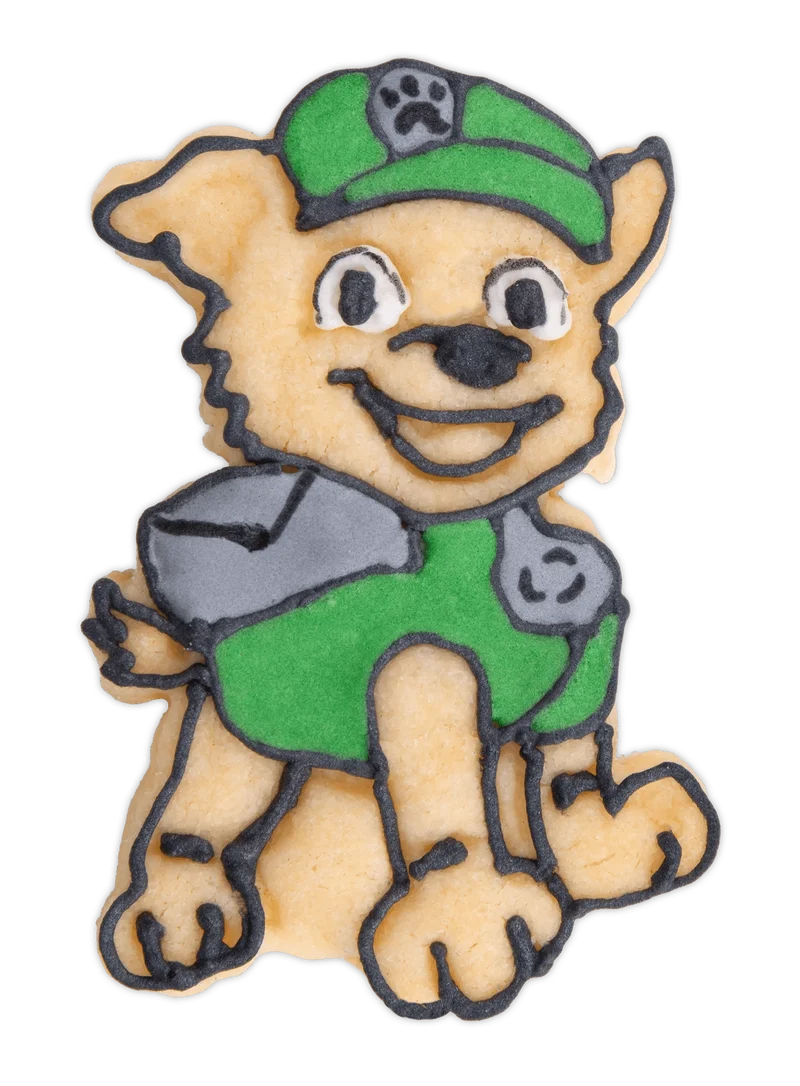 Städter, Präge-Ausstecher mit Auswerfer Paw Patrol 'Abzeichen Rocky' 7,5cm