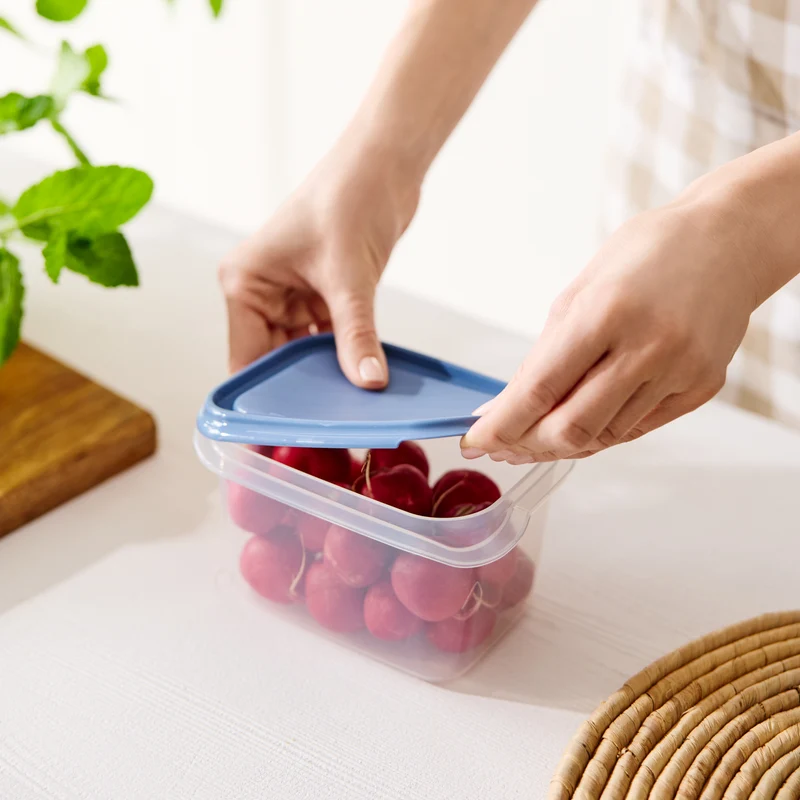 Kühlschrankdose eckig/hoch 1 l RONDO