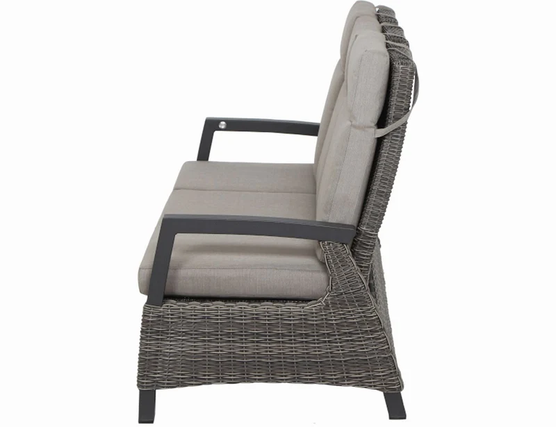 Lounge 3er Sofa verstellbar