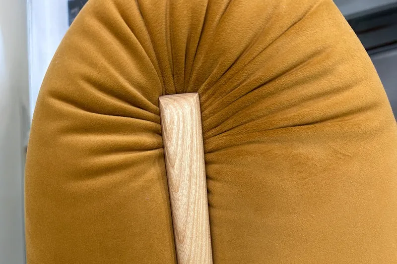 KAWOLA Modulsofa LAYLA 2-Sitzer 2 Module Velvet gelb