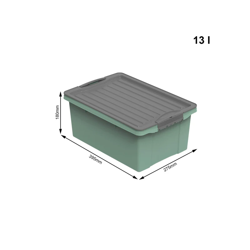 3er Set Stapelbox 13 l COMPACT