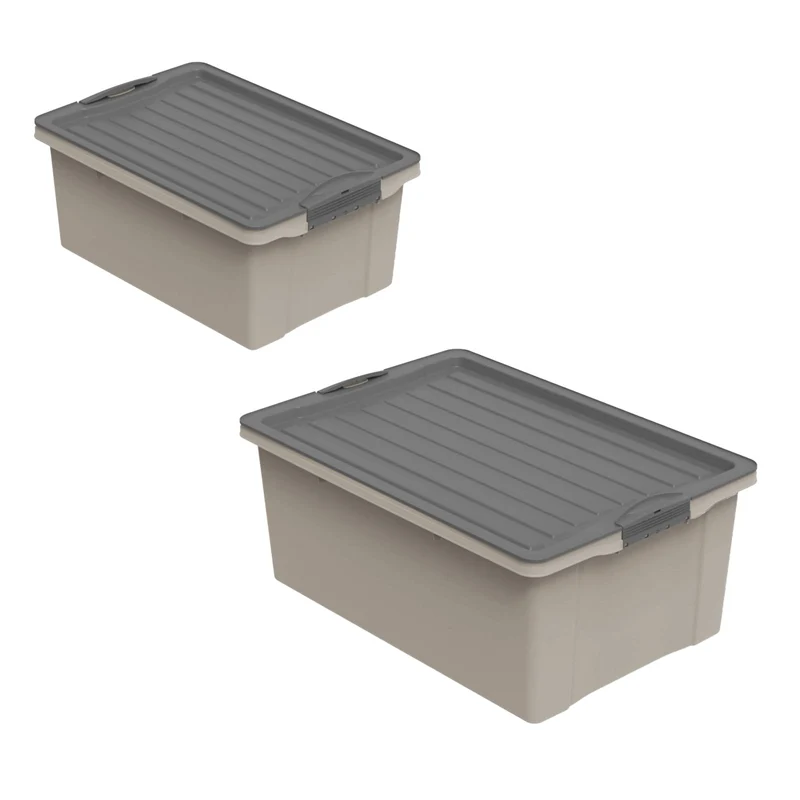 2er Set Stapelboxen COMPACT