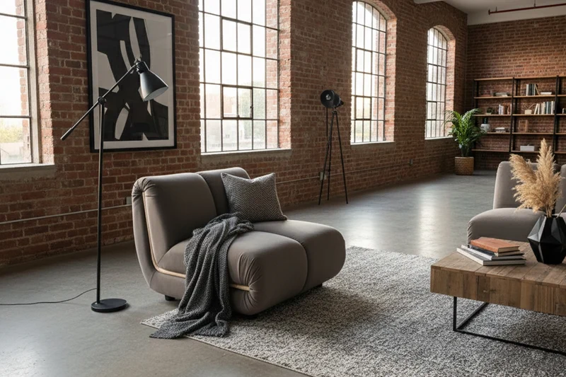 KAWOLA Sessel LAYLA Sitzelement Velvet taupe