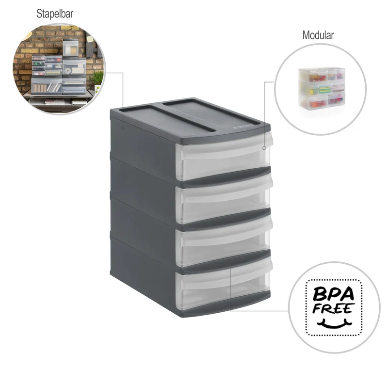 Schubladenbox Tower XS SYSTEMIX
