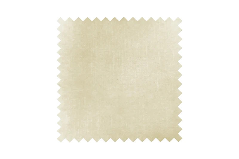 KAWOLA Stoffmuster Velvet cremeweiß