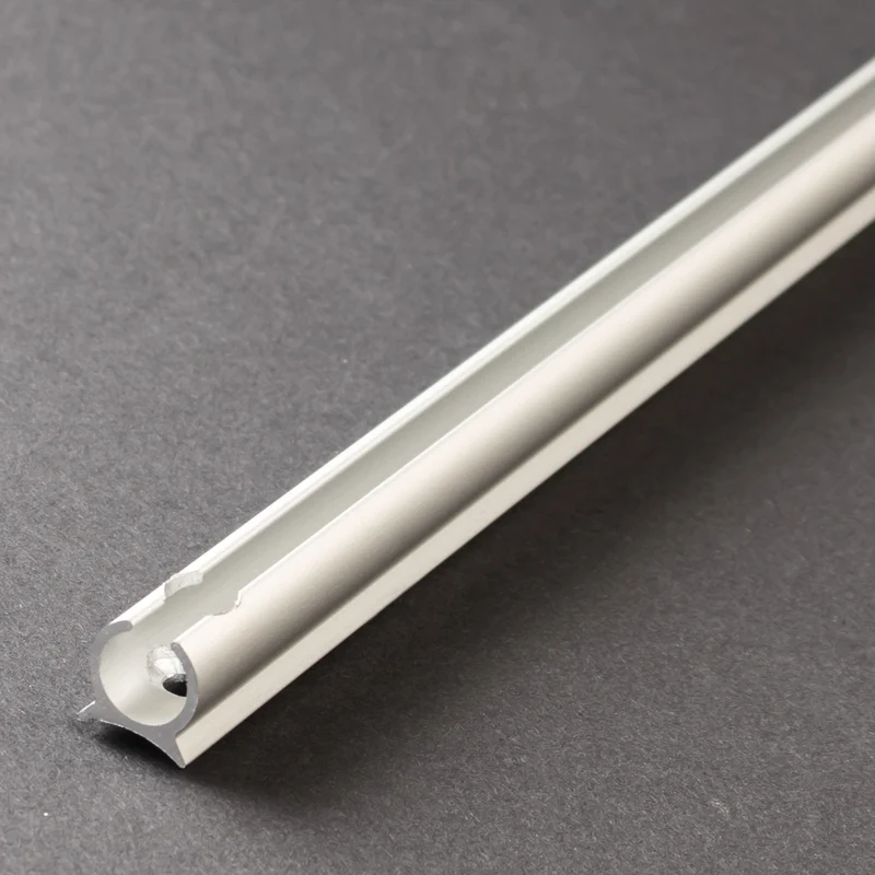 Alu Kederschiene - 1,2 Meter - Kederleiste - Ø9mm (passend für 6-8mm Keder) - Aluminium Befestigungsleiste für Wohnwagen Wohnmobil Reisemobil - Vorzeltschiene