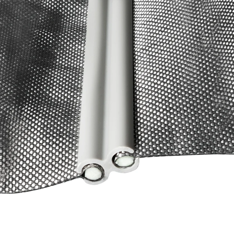 3x Doppel-Kederschiene zu 1 Meter Kederleiste - 8mm (passend für 5-7mm Keder) - Kunststoff Leiste für Wohnwagen Wohnmobil Reisemobil - Zuschneidbar - grau