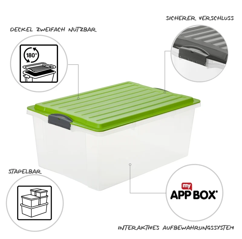 Stapelbox DIN A3, 38 l COMPACT