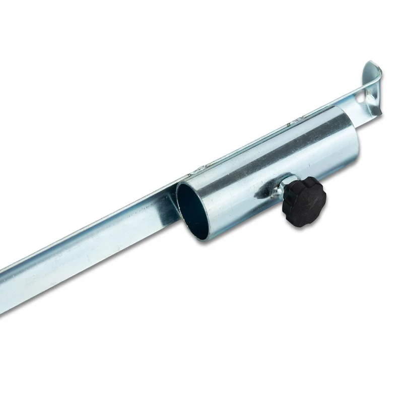 Erdspieß Sonnenschirmhalter 49 cm lang - Stahl Anker - Rasendorn Bodenanker für Schirme, Wäschespinne, Zaunpfosten