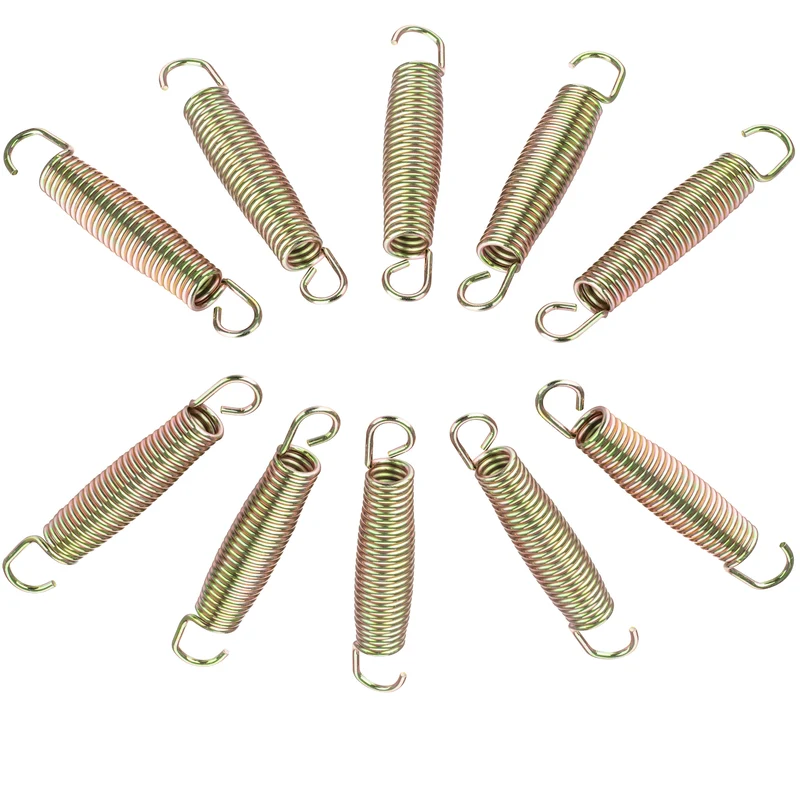 Trampolin Feder - 13,5 cm lang - mit 2 Haken - Federstahl Ø 3 mm - verzinkt 135 mm