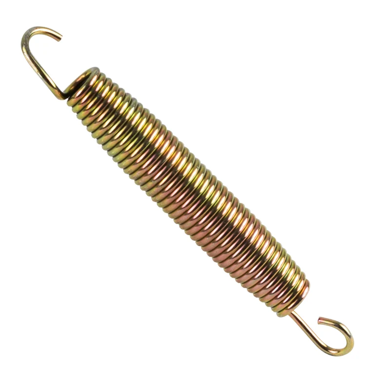 Trampolin Feder - 13,5 cm lang - mit 2 Haken - Federstahl Ø 3 mm - verzinkt 135 mm