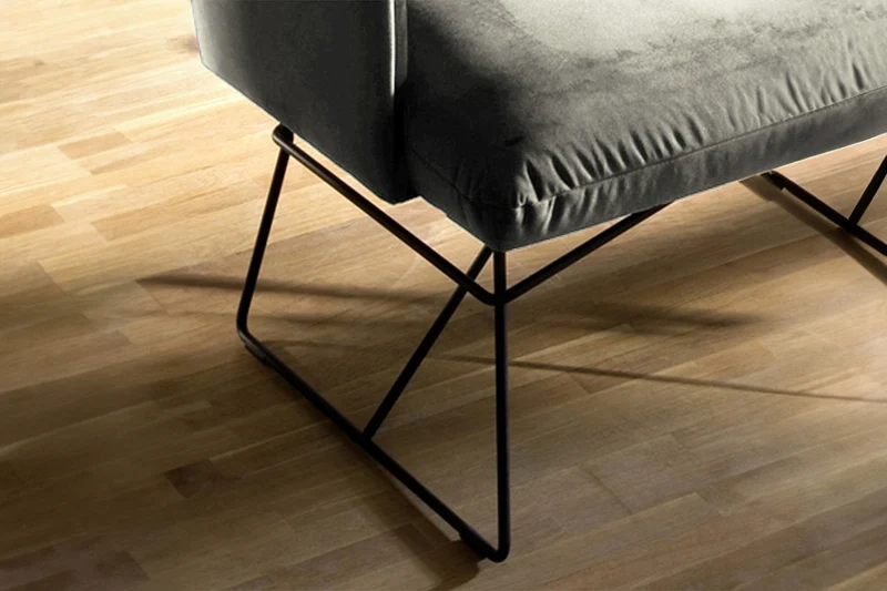 KAWOLA Esszimmerbank CHARME Velvet silber