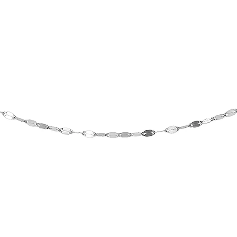 HATTON GARTEN CLOSE OUT - Forzantina-Kette, ca. 45 cm, 950 Platin
