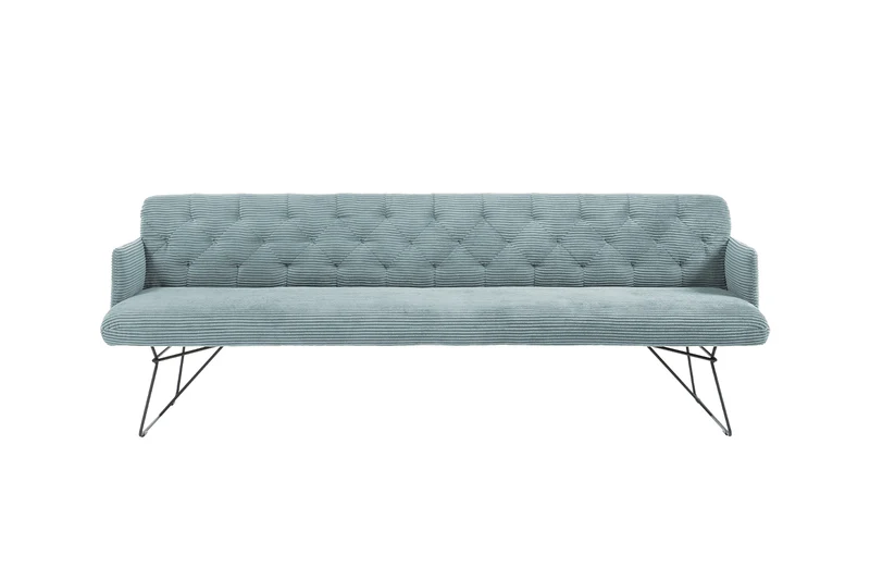 KAWOLA Esszimmerbank CHARME Cord hellblau
