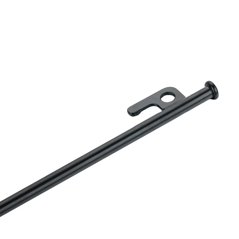 10 Stück Stahl Felsnagel 30 cm - rundes Profil Ø10mm - Schwarz Hering Zelthering harter Boden Zeltnagel Zeltpflock Erdspieß Camping Zubehör Outdoor Set