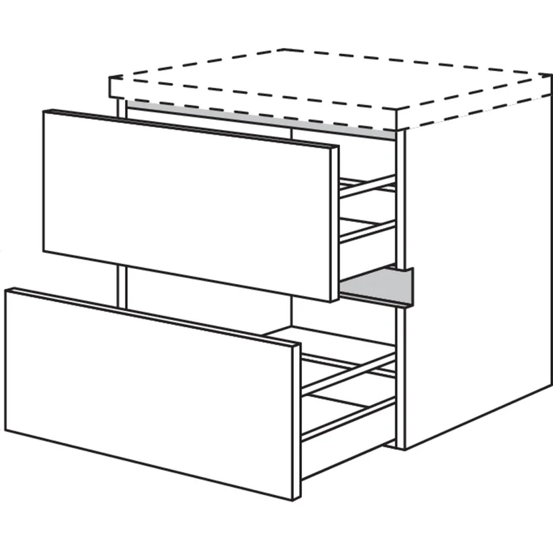 nobilia Auszugschrank NBU2A80-60 80 cm