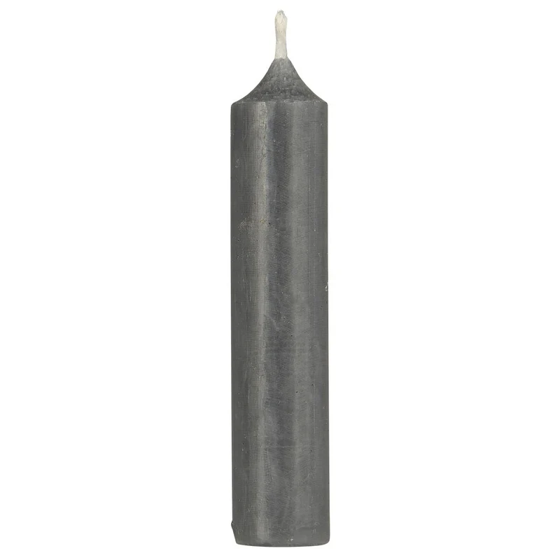 Exklusive Stabkerzen Ribe Rustik 6´er Set Grau 11x2,2cm Made in Denmark Spitzkerzen