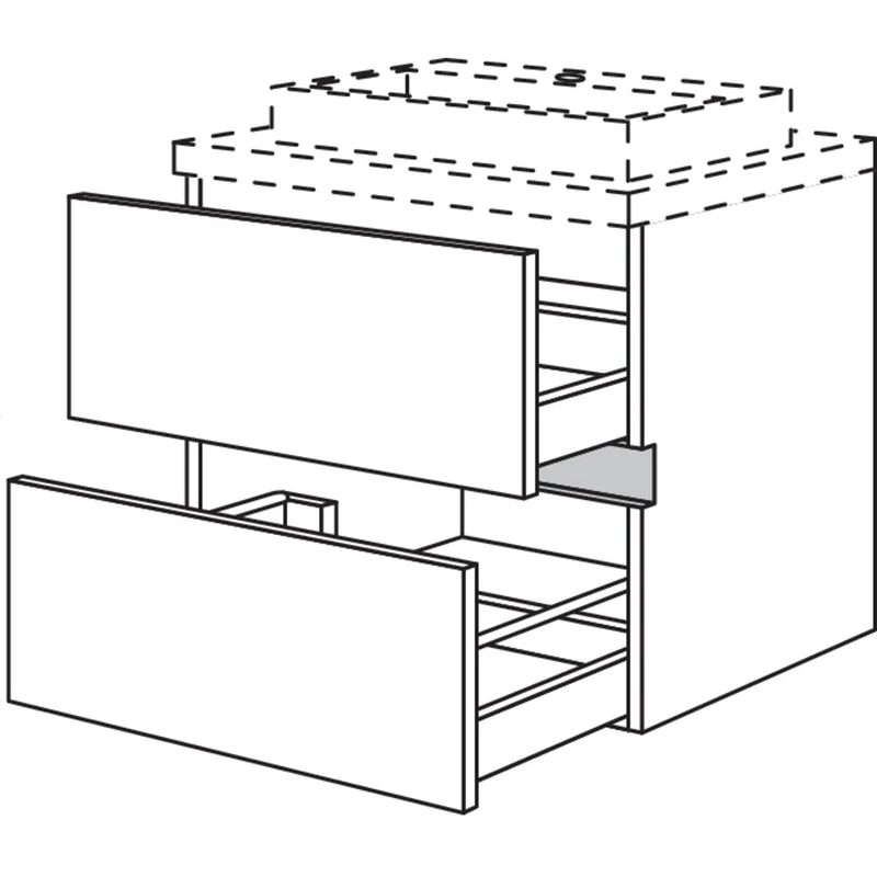 nobilia Waschtischschrank NBWSA90-60 90 cm
