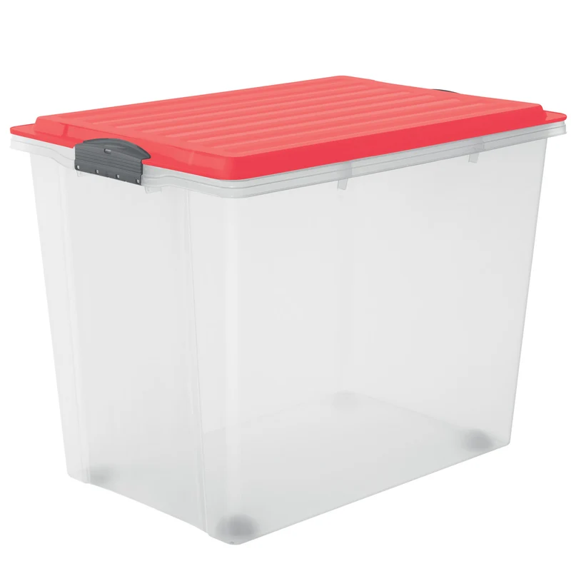 Stapelbox mit Rollen DIN A3, 70 l COMPACT