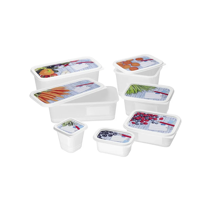 4er Set Gefrierdosen 0,75 l DOMINO