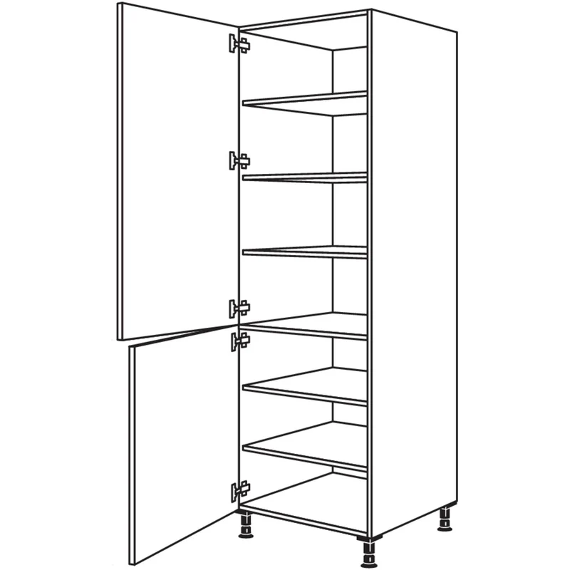 nobilia XL-Geschirr-/ Vorratsschrank HDV76-1X 76,2 cm