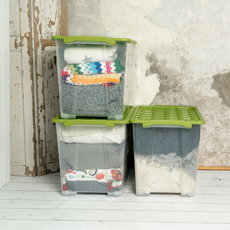 Box mit Rädern und Deckel 65 l EVO SAFE KEEPING