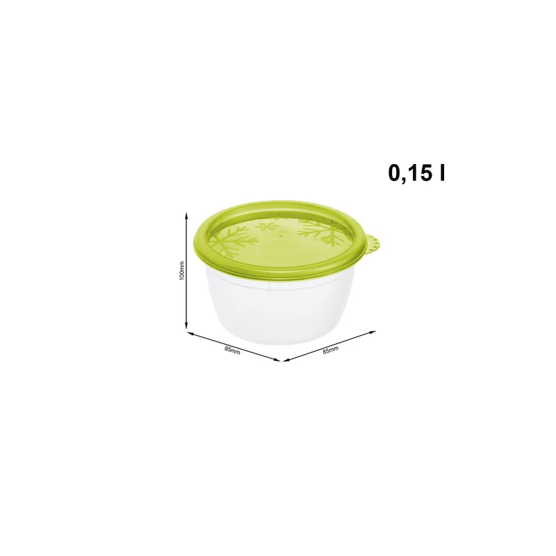4er Set Kühlschrankdosen 0,15 l RONDO