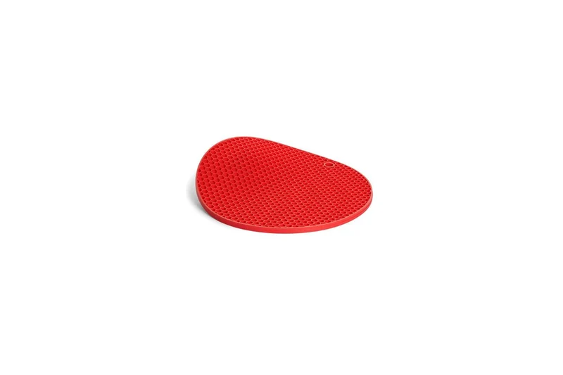 WOLL, Silikon-Untersetzer mit wabenstruktur rund, D24cm, rot