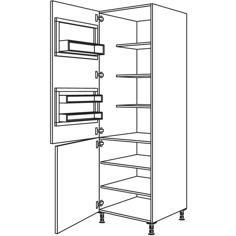 nobilia XL-Breakfastschrank BKFST50-2X 50 cm