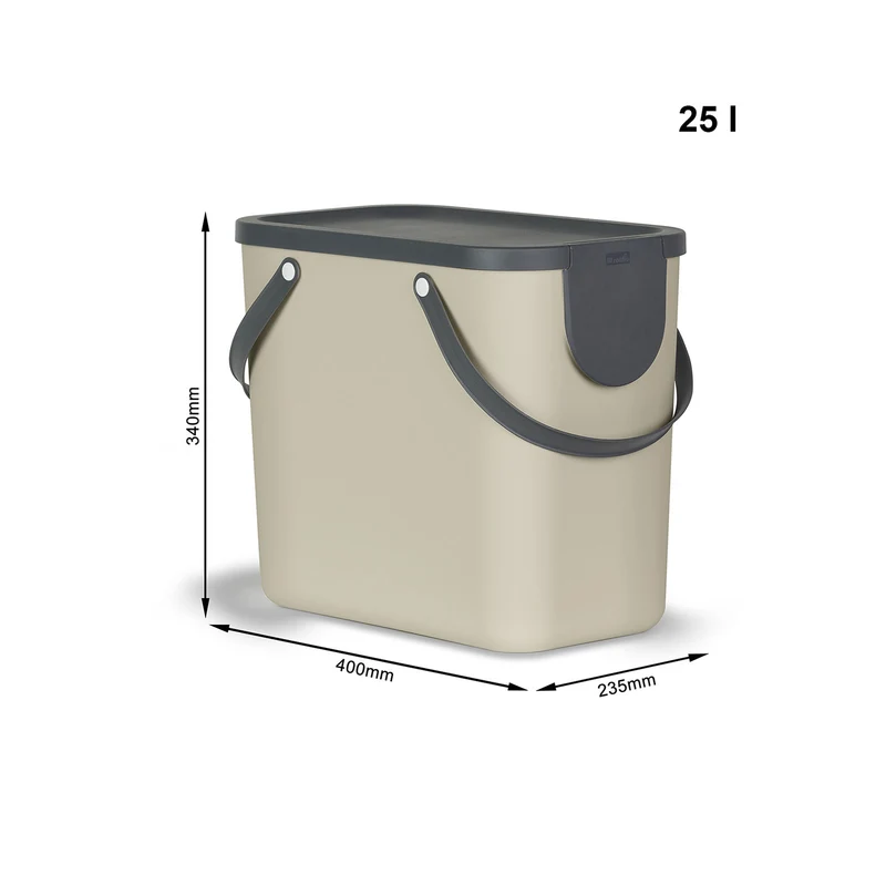 Recycling Müllsystem 25 l ALBULA