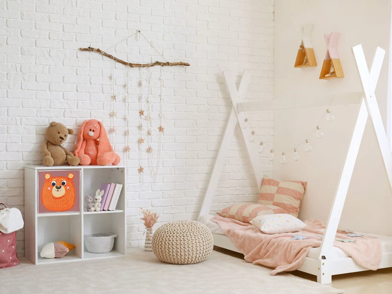 Kinder Aufbewahrungsbox Bär 30cm Faltbar Spielzeug Organizer für Ikea Kallax