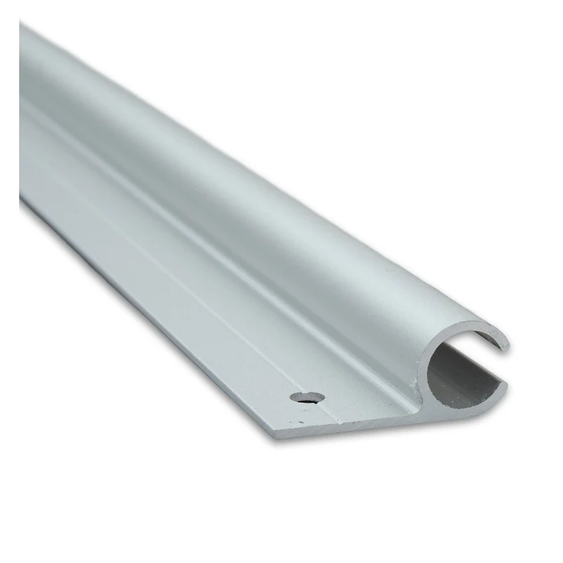 Alu Kederschiene - 1,2 Meter - Kederleiste - Neigung 0° - Ø10mm (passend für 5-9mm Keder) - Aluminium Kederprofil Leiste für Wohnwagen Wohnmobil Vorzelt Sonnensegel Schürzenleiste Vorzeltschiene
