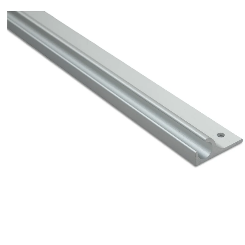 Alu Kederschiene - 1,2 Meter - Kederleiste - Neigung 45° - Ø9,5mm (passend für 7-8mm Keder) - Aluminium Kederprofil Leiste für Wohnwagen Wohnmobil Vorzelt Sonnensegel Schürzenleiste Vorzeltschiene
