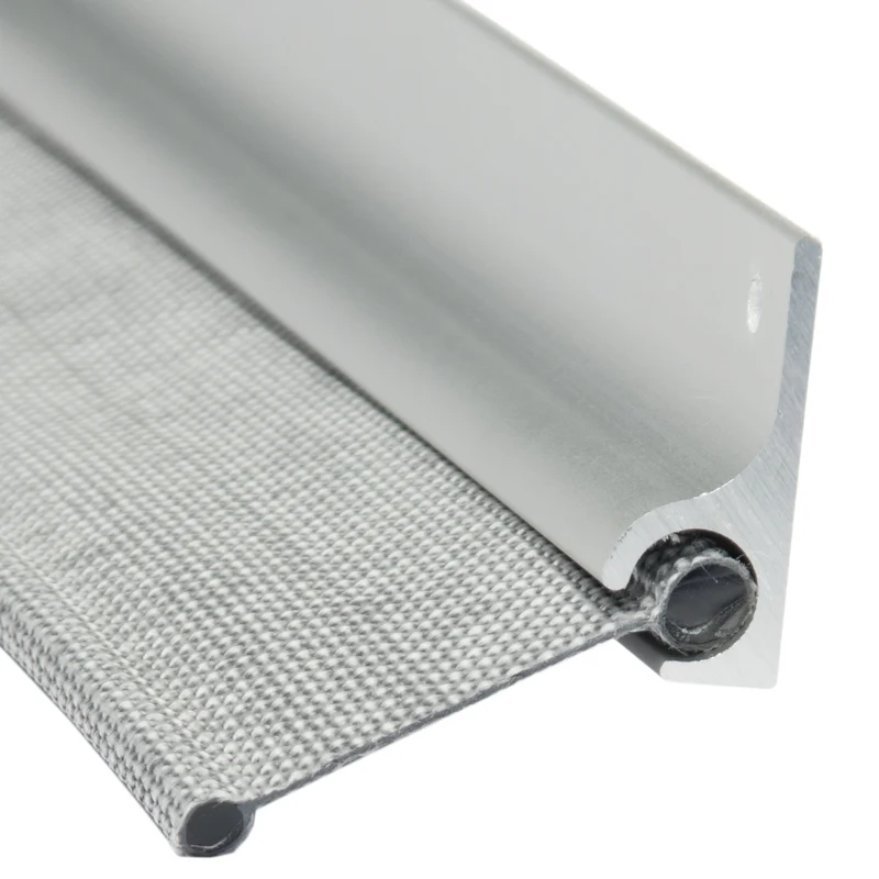 Alu Kederschiene - 1,2 Meter - Kederleiste - Neigung 45° - Ø9,5mm (passend für 7-8mm Keder) - Aluminium Kederprofil Leiste für Wohnwagen Wohnmobil Vorzelt Sonnensegel Schürzenleiste Vorzeltschiene