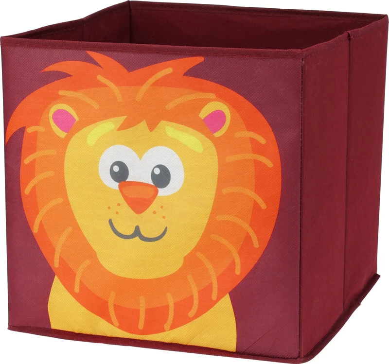 Kinder Aufbewahrungsbox Löwe 30cm Faltbar Spielzeug Organizer für Ikea Kallax