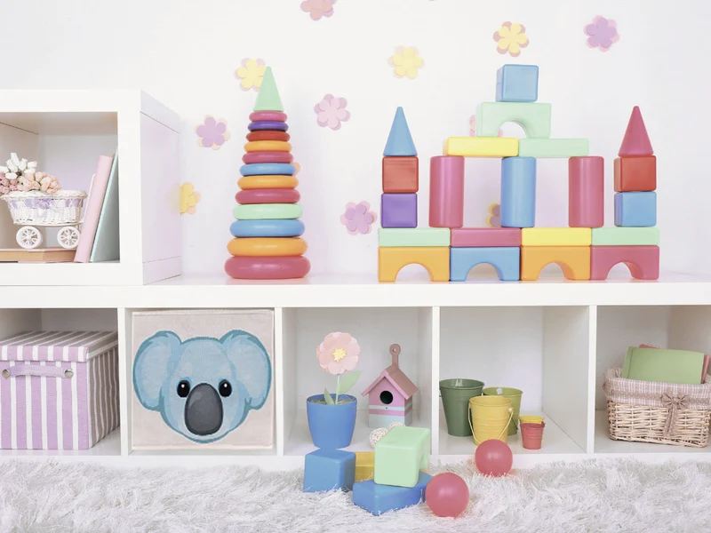 Kinder Aufbewahrungsbox Koala Bär 30cm Faltbar Spielzeug Organizer für Ikea Kallax