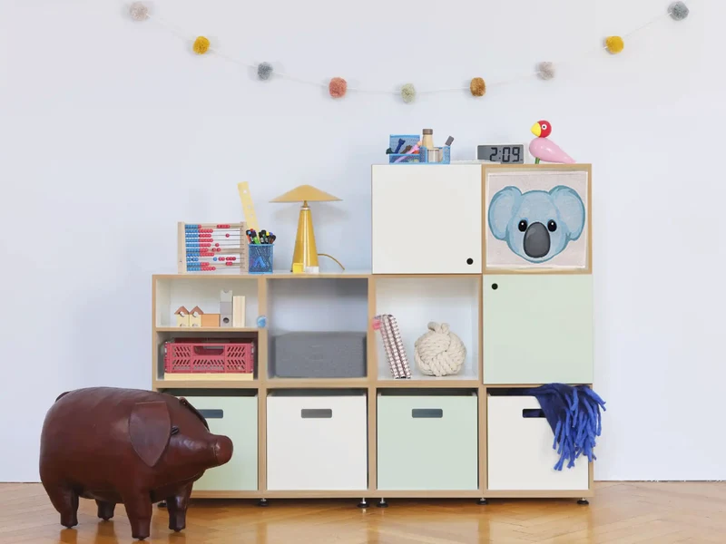 Kinder Aufbewahrungsbox Koala Bär 30cm Faltbar Spielzeug Organizer für Ikea Kallax