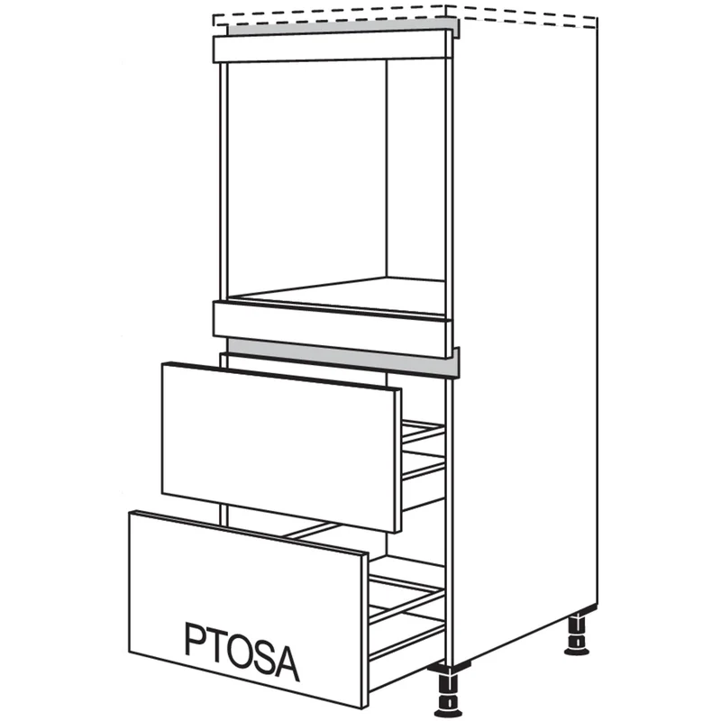 nobilia Geräte-Umbau Backofen LGO2A 60 cm
