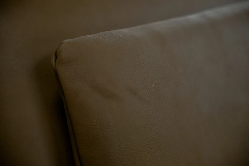 KAWOLA Sofa WIOLO Ecksofa Leder dunkelbraun