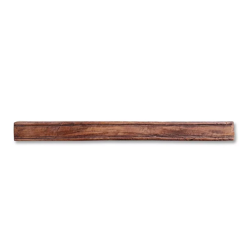 XL Holz Wandregal Bilderregal 80cm Braun Fundholz Wandboard Bilderrahmenleiste Ablage