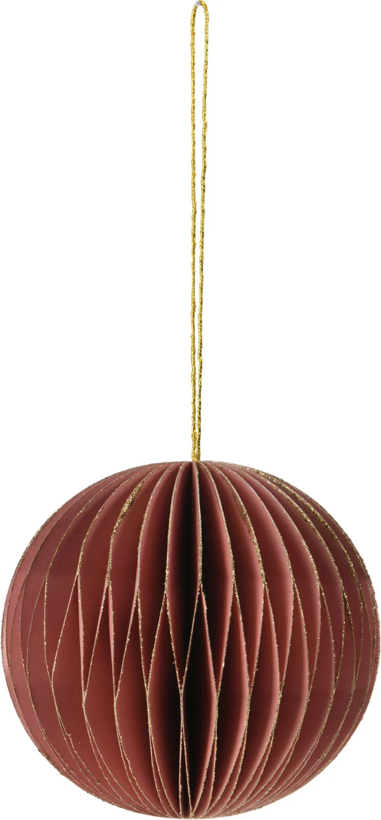 2x Wabenball Alt-Rosa Bordeaux 6cm Papierkugel Honeycomb Deko Party Weihnachten