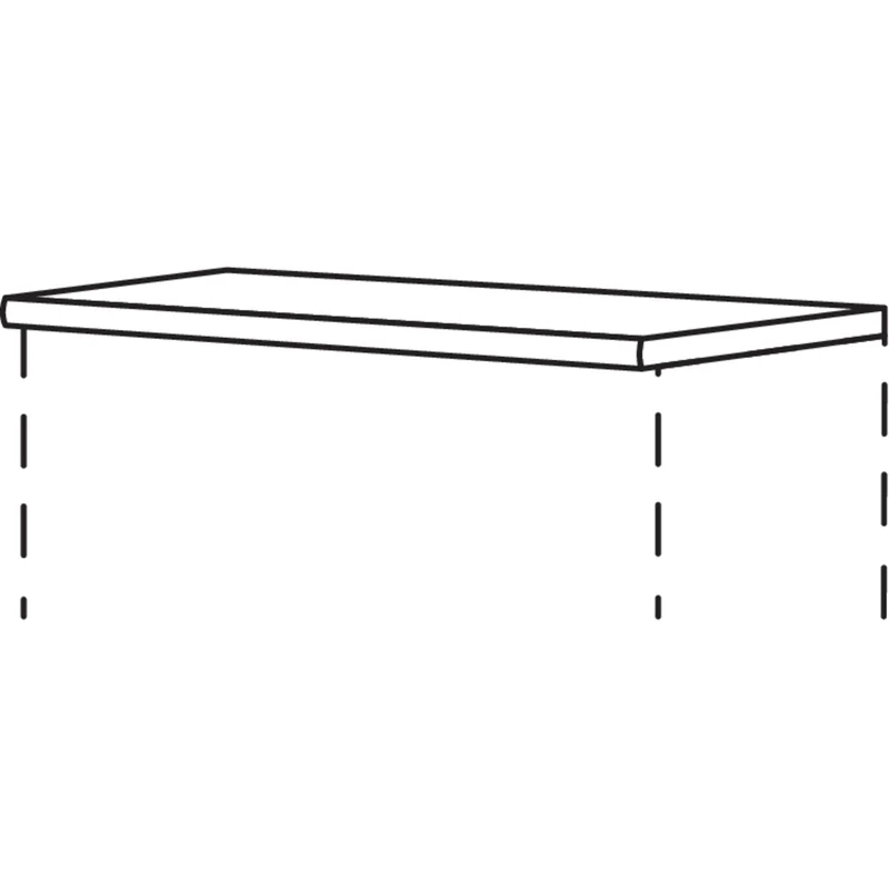 nobilia Abdeckboden Sakura, 16 mm stark, für Side- oder Highboard ADBS1651