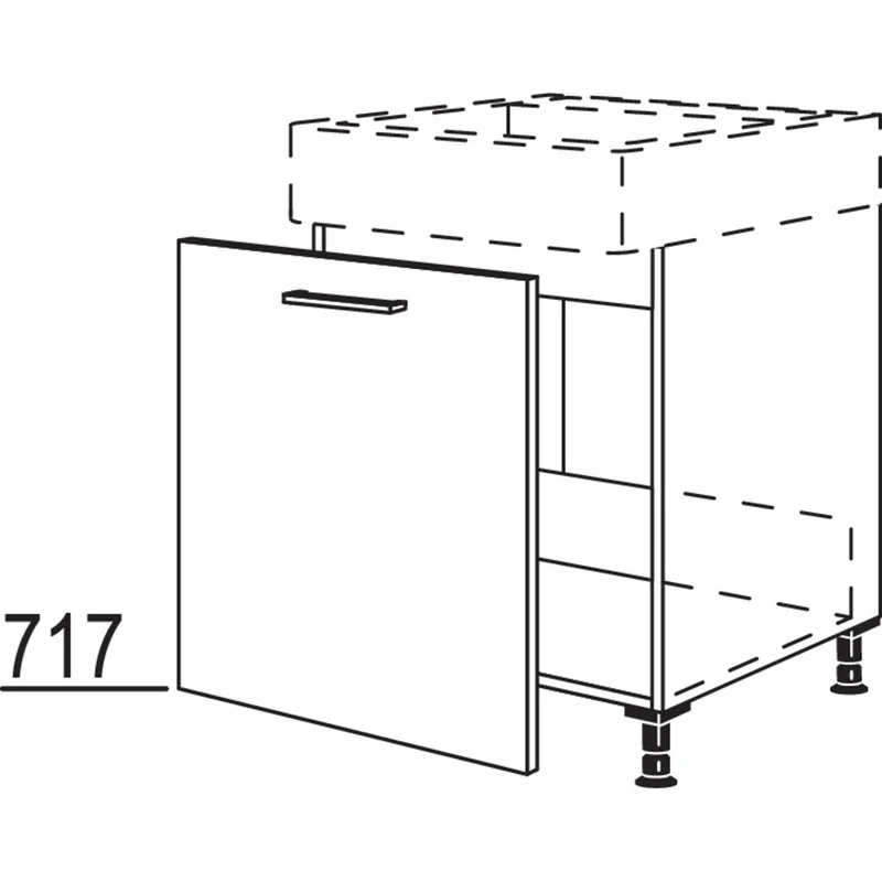 nobilia Maxi-Spülenschrank SPUSTA60-M 60 cm